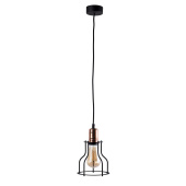 Подвесная люстра Nowodvorski Серия Workshop B (Воркшоп B) Цвет Black/Copper (Черный/Медь) арт. 6336