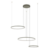 Подвесная люстра Nowodvorski Серия Circolo Led M (Чирколо Лед M) Цвет Silk Olive Шелковый оливковый) арт. 11398