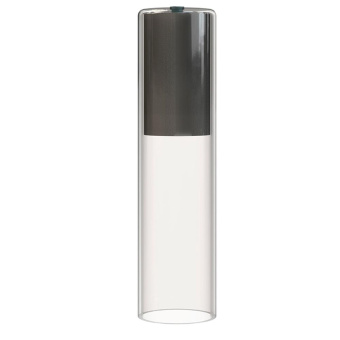 Плафон Nowodvorski Система Cameleon (Камелеон) Серия Cylinder M (Цилиндр M), Цвет Transparent/Black (Прозрачный/Черный) арт. 8541