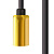 Кабель черный 5 м. Nowodvorski Система Cameleon (Камелеон) Серия Cable (Кейбл), Цвет Black/Brass (Черный/Латунь) арт. 8616